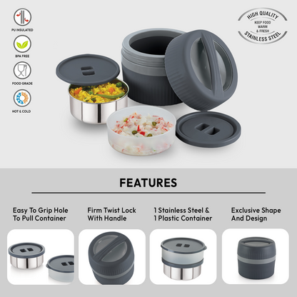 Nakoda Comet Small Office Tiffin | Set of 2