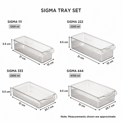 Nakoda SIGMA TRAY SET OF 4 | Tray Set