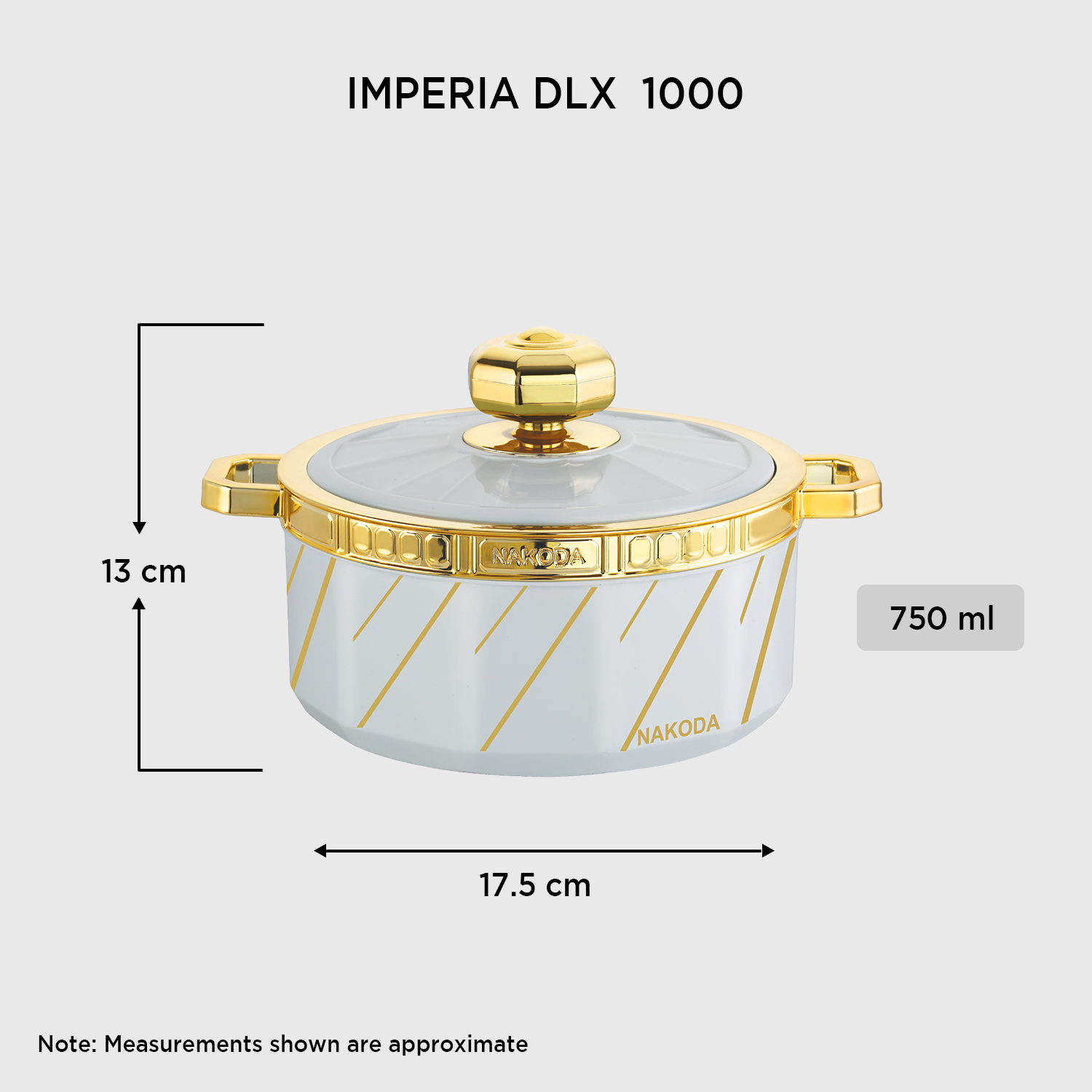 Nakoda IMPERIA DLX 1000 Insulated Casserole