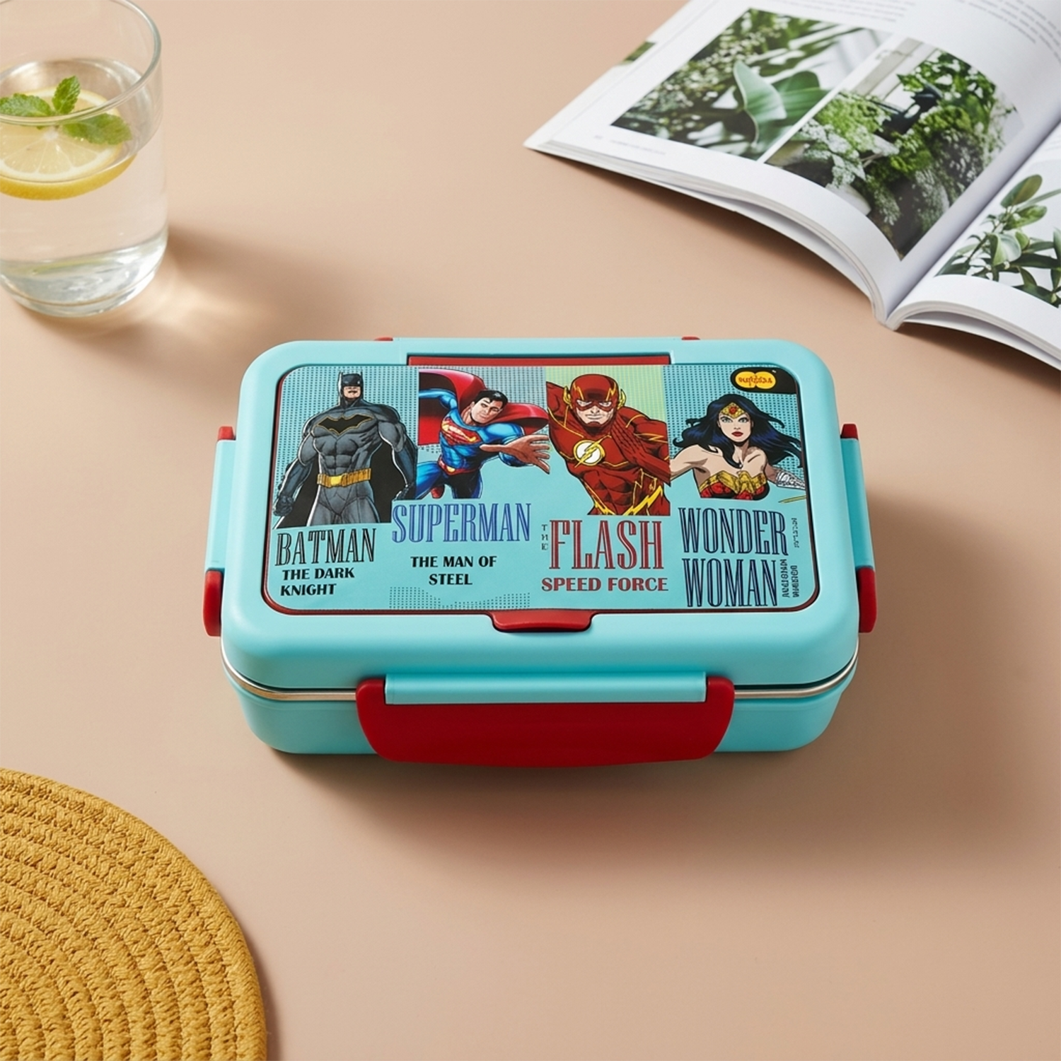 Nakoda NIOS PRINTED BIG | 3 Partition | School Tiffin Box