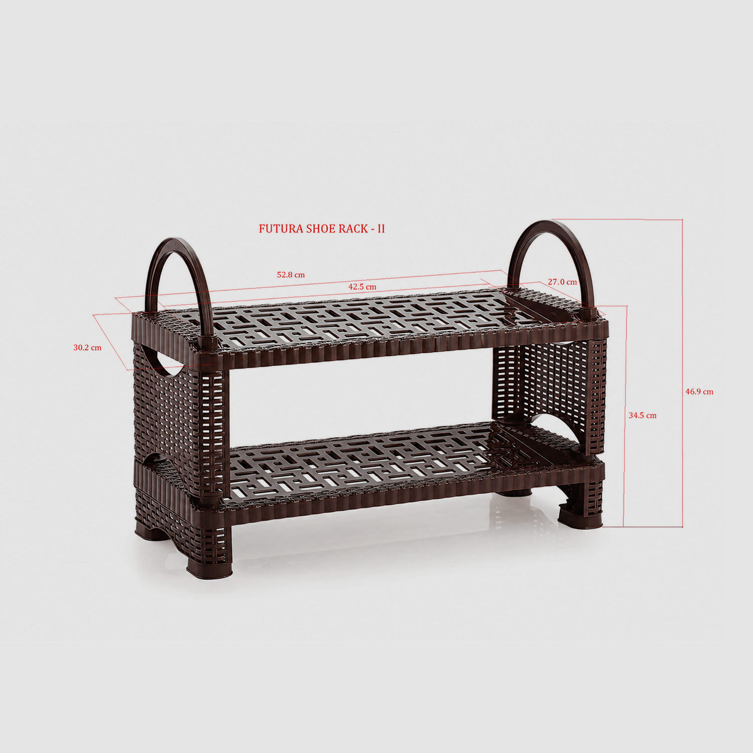 Nakoda FUTURA SHOE RACK II TIER