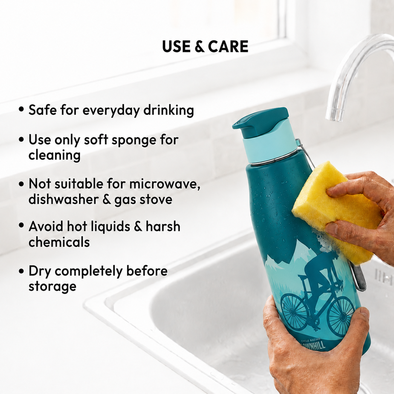 Nakoda Force 900 Insulated Water Bottle, 630ml