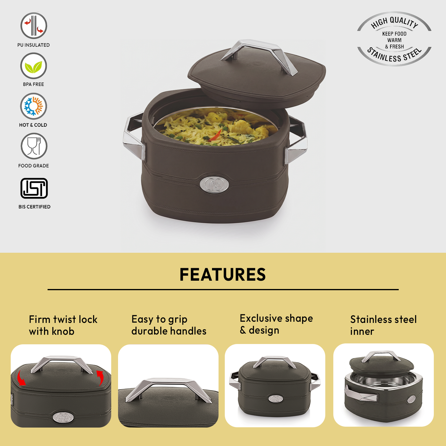 Nakoda MATRIX DLX 2000 Insulated Casserole