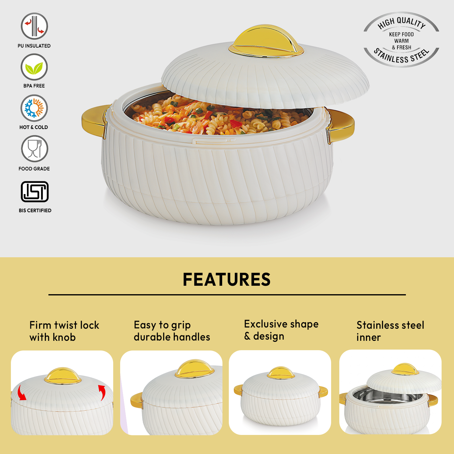 Nakoda MARRIOTT DLX 1500 Insulated Casserole