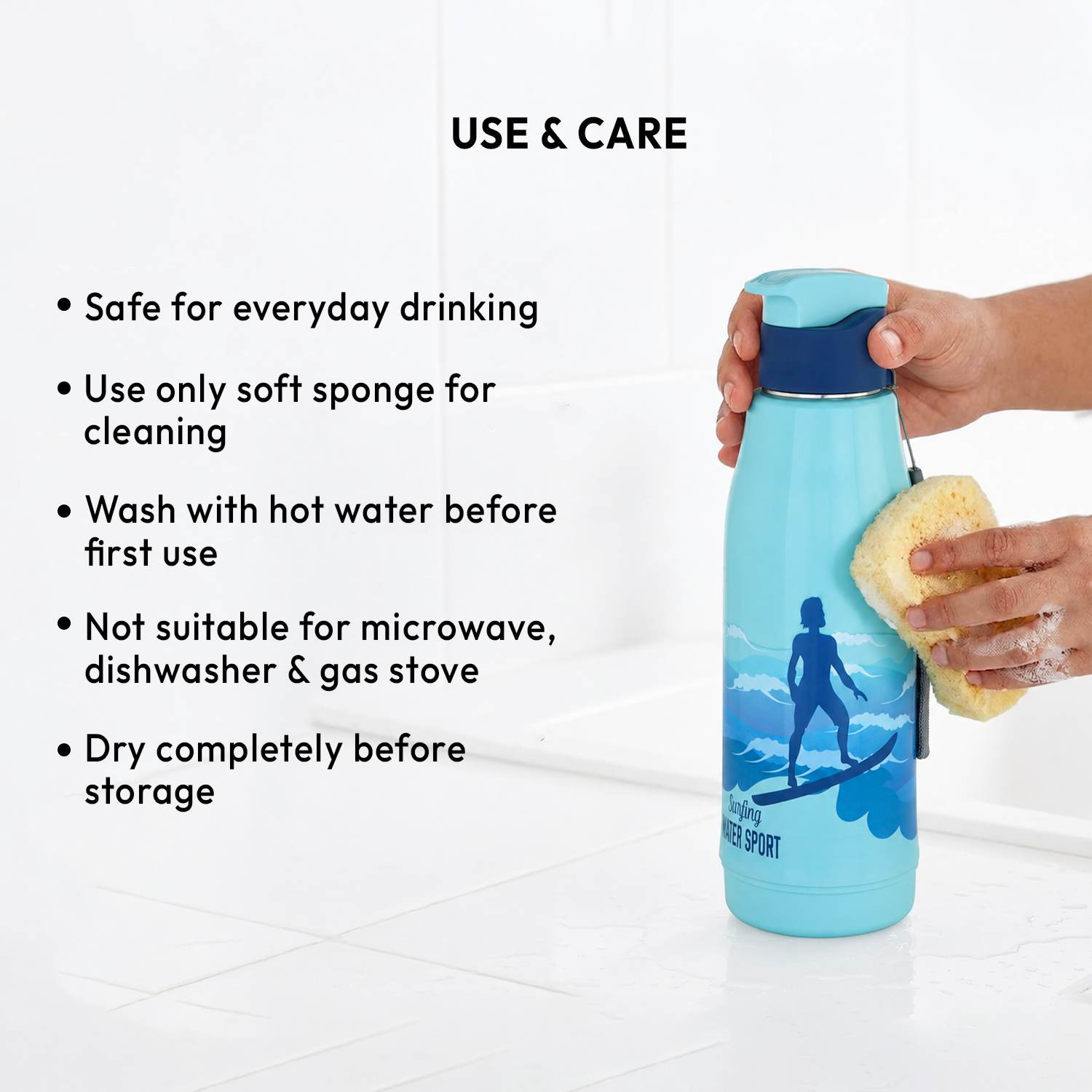 Nakoda Force 600 Insulated Water Bottle, 500ml