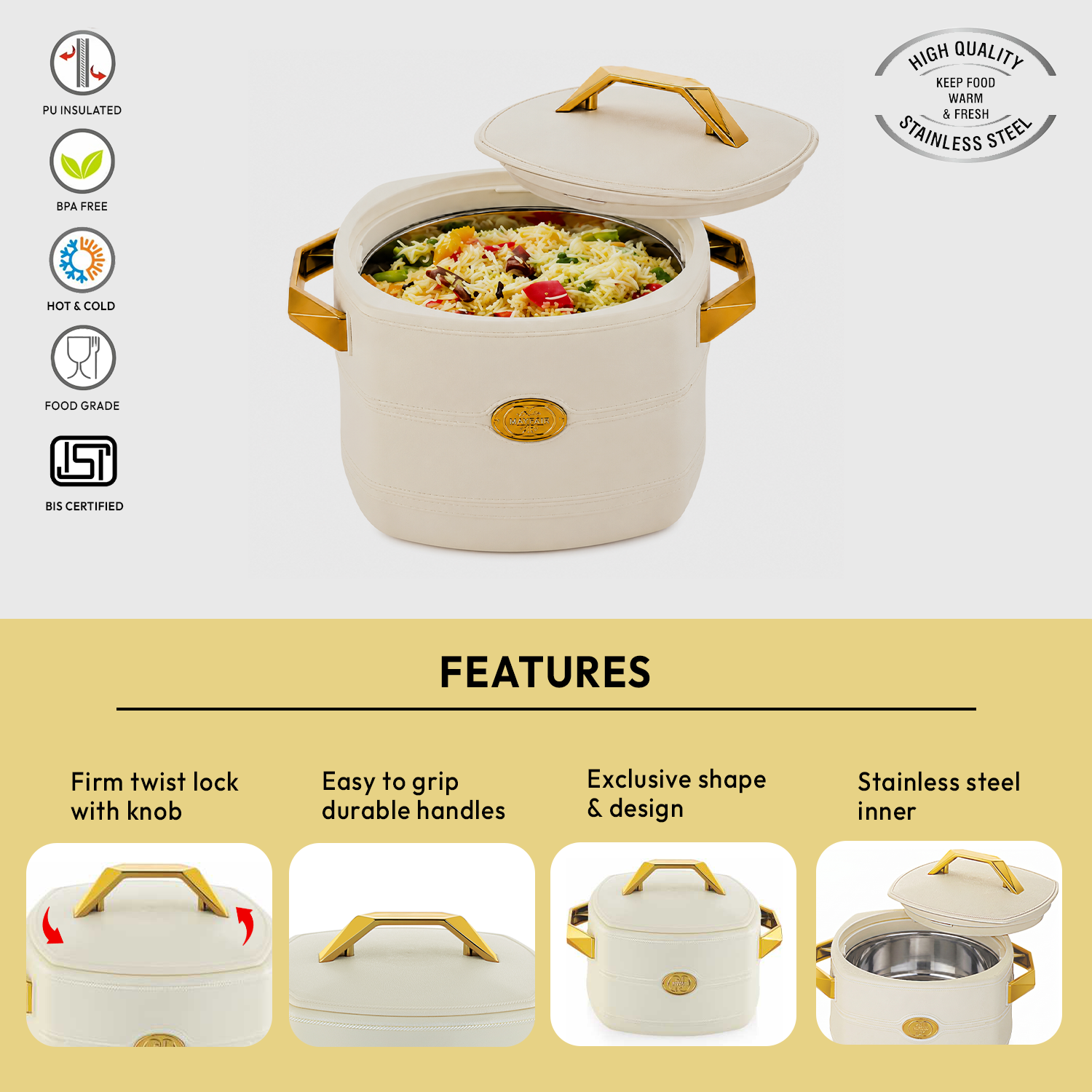 Nakoda MATRIX DLX 2500 Insulated Casserole