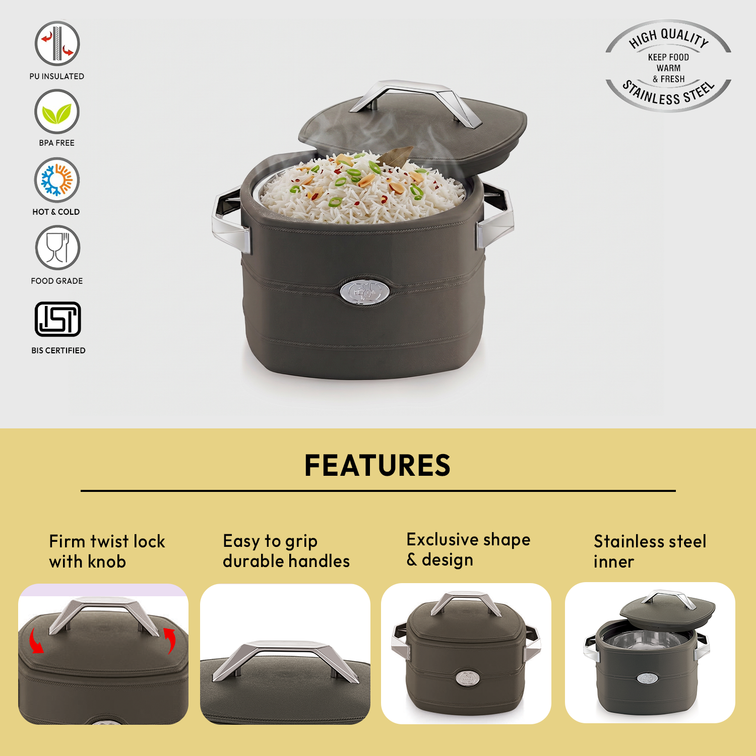 Nakoda MATRIX DLX 2500 Insulated Casserole