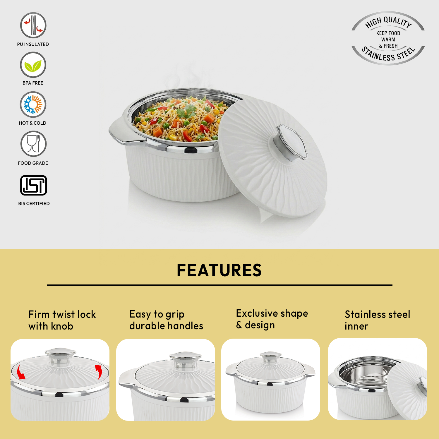 Nakoda STELLA DLX 1000 Insulated Casserole