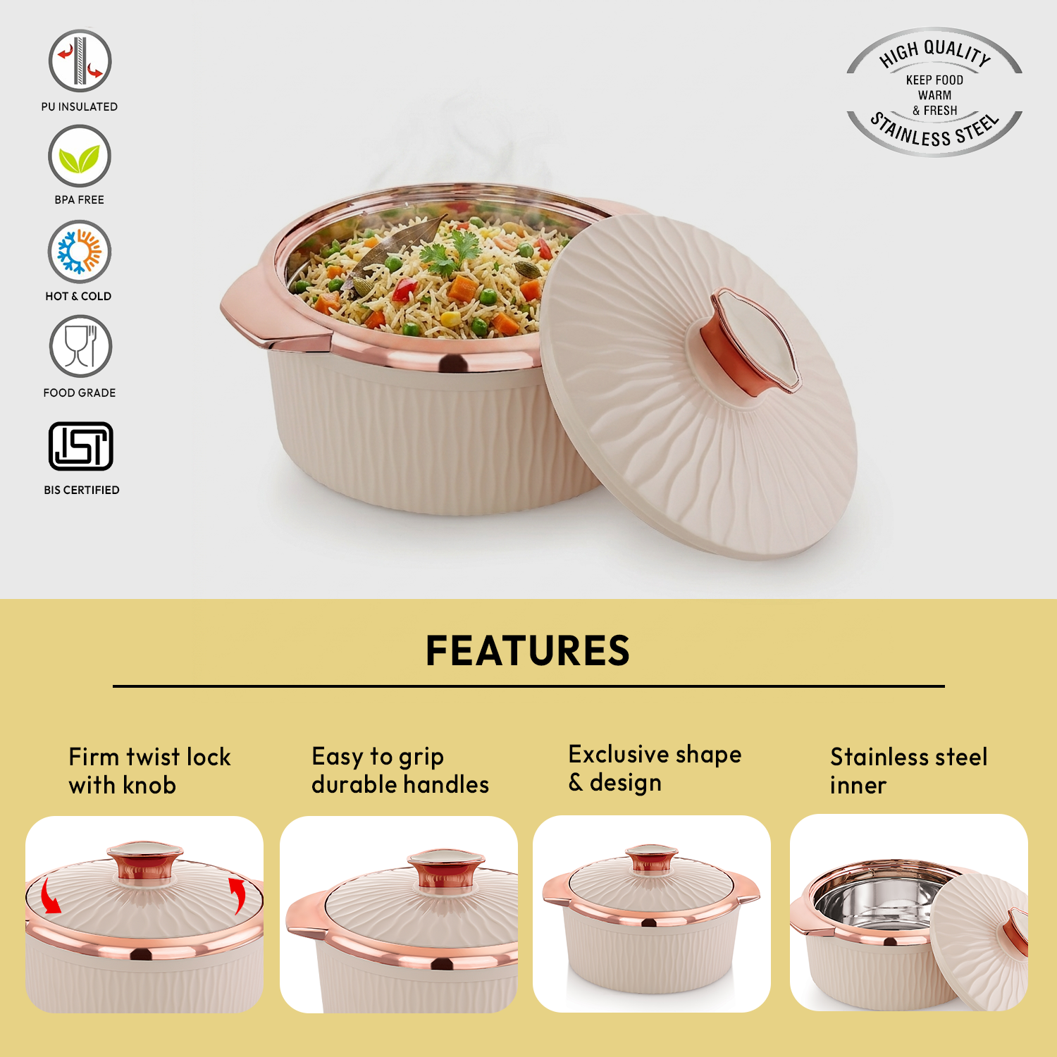 Nakoda STELLA DLX 2000 Insulated Casserole