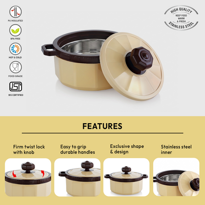 Nakoda IMPERIA PLAIN 2000 Insulated Casserole