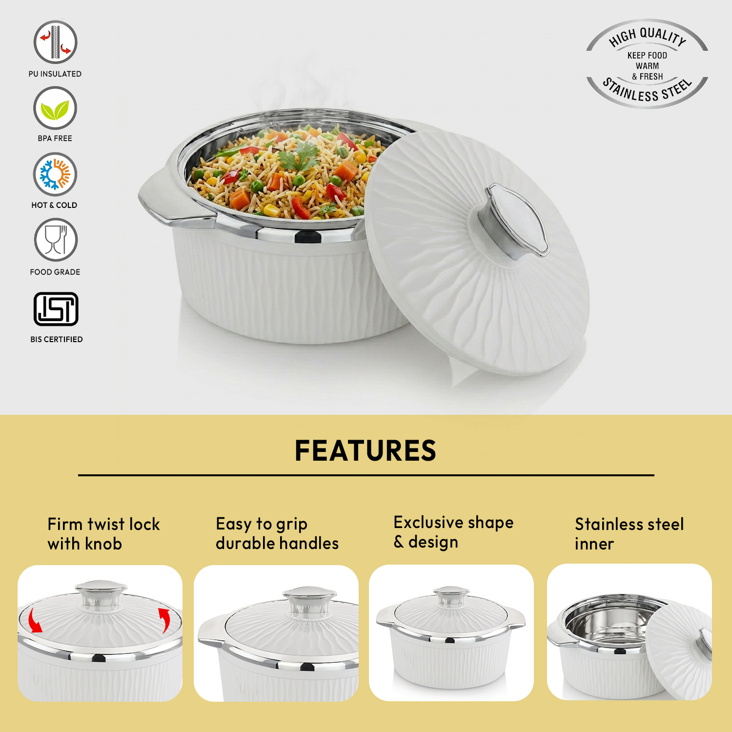 Nakoda STELLA DLX 2000 Insulated Casserole