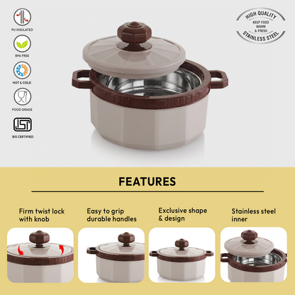 Nakoda IMPERIA PLAIN 2000 Insulated Casserole