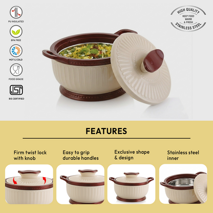 Nakoda ROSETTE PLAIN 1500 Insulated Casserole