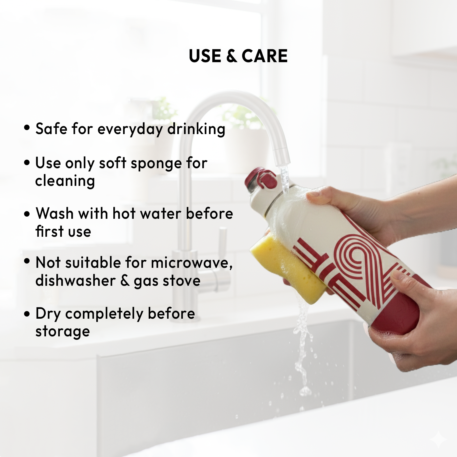 Hydron 900 Insulated Water Bottle, 630ml