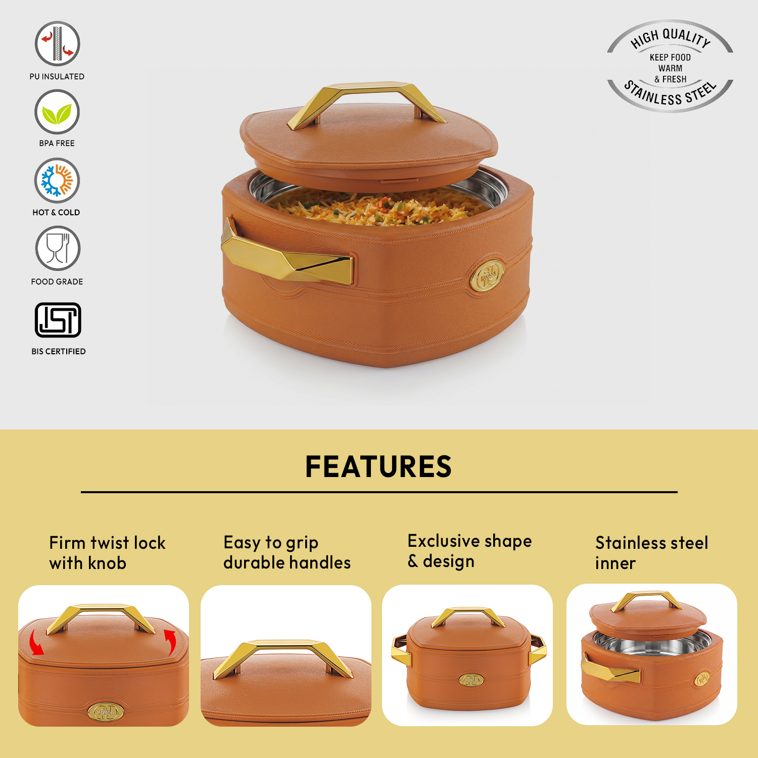Nakoda MATRIX DLX 1500 Insulated Casserole