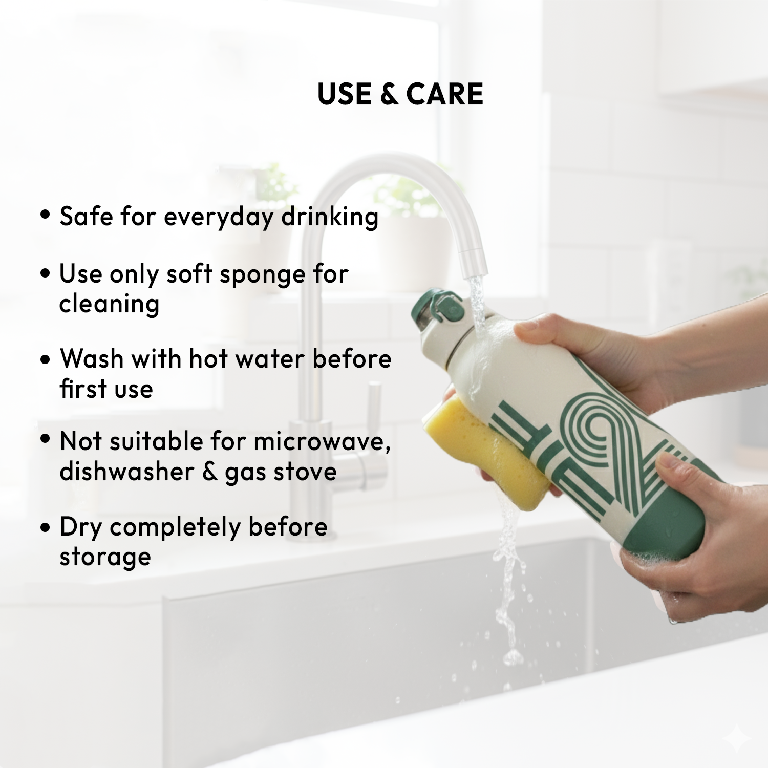 Hydron 900 Insulated Water Bottle, 630ml