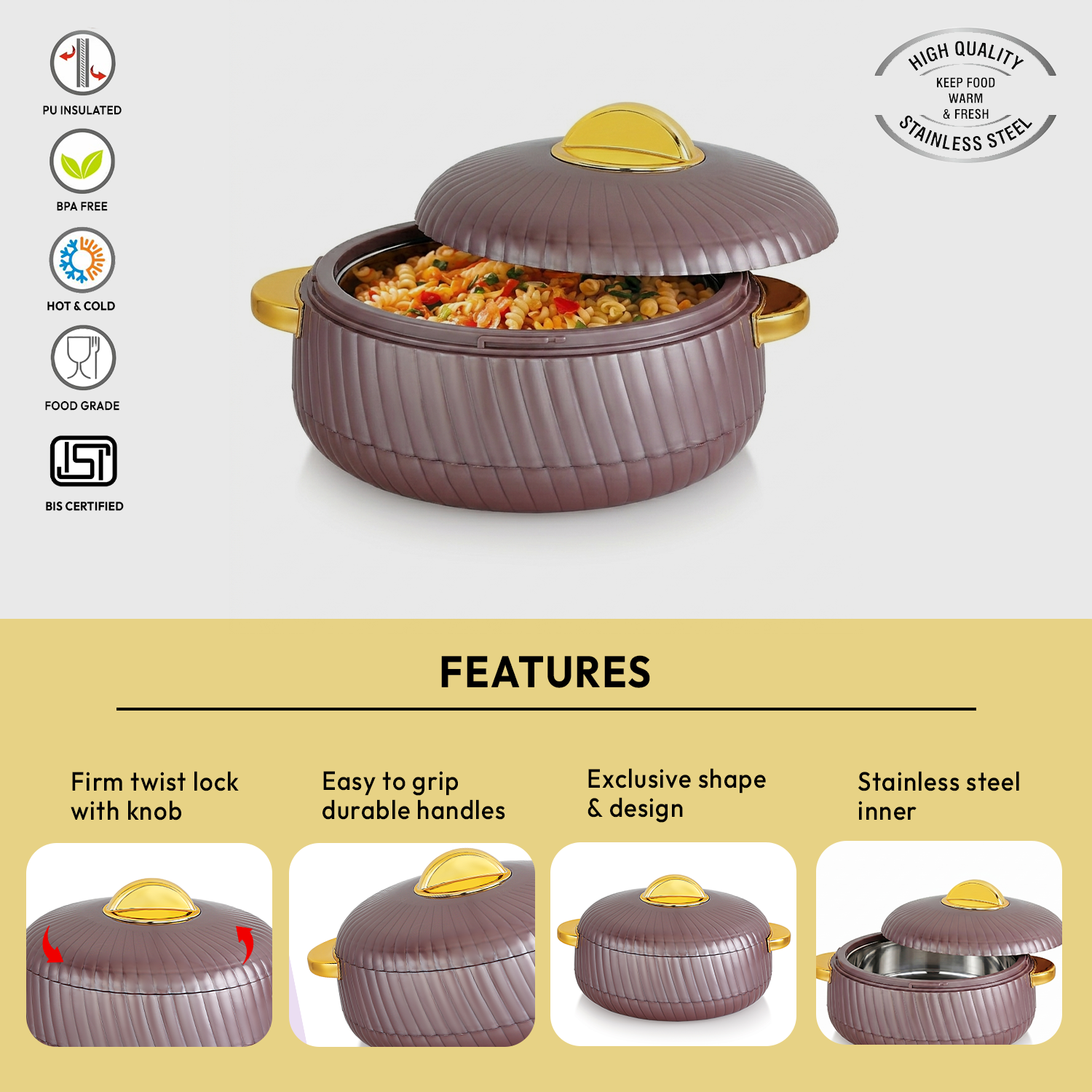 Nakoda MARRIOTT DLX 1000 Insulated Casserole