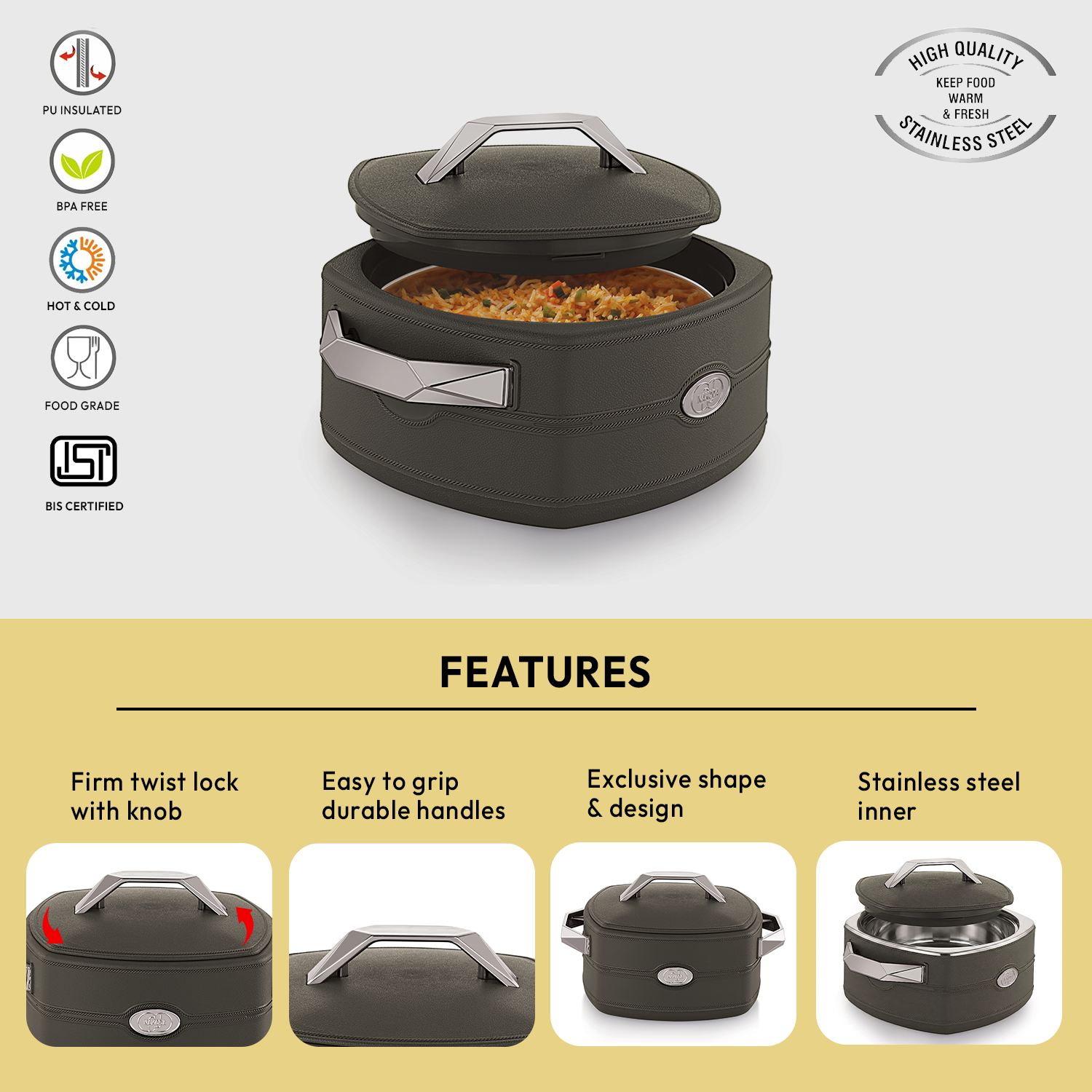 Nakoda MATRIX DLX 1500 Insulated Casserole