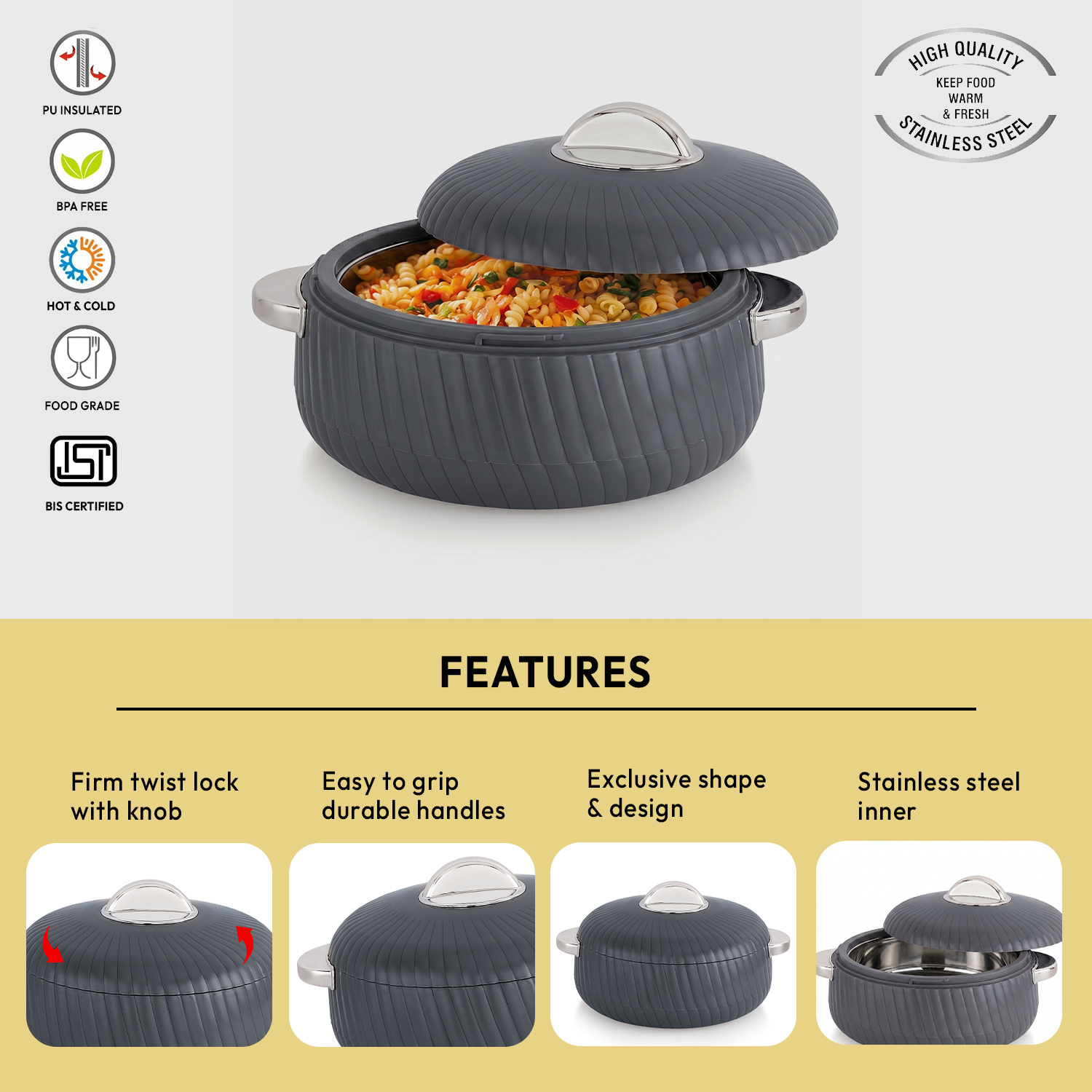 Nakoda MARRIOTT DLX 1000 Insulated Casserole