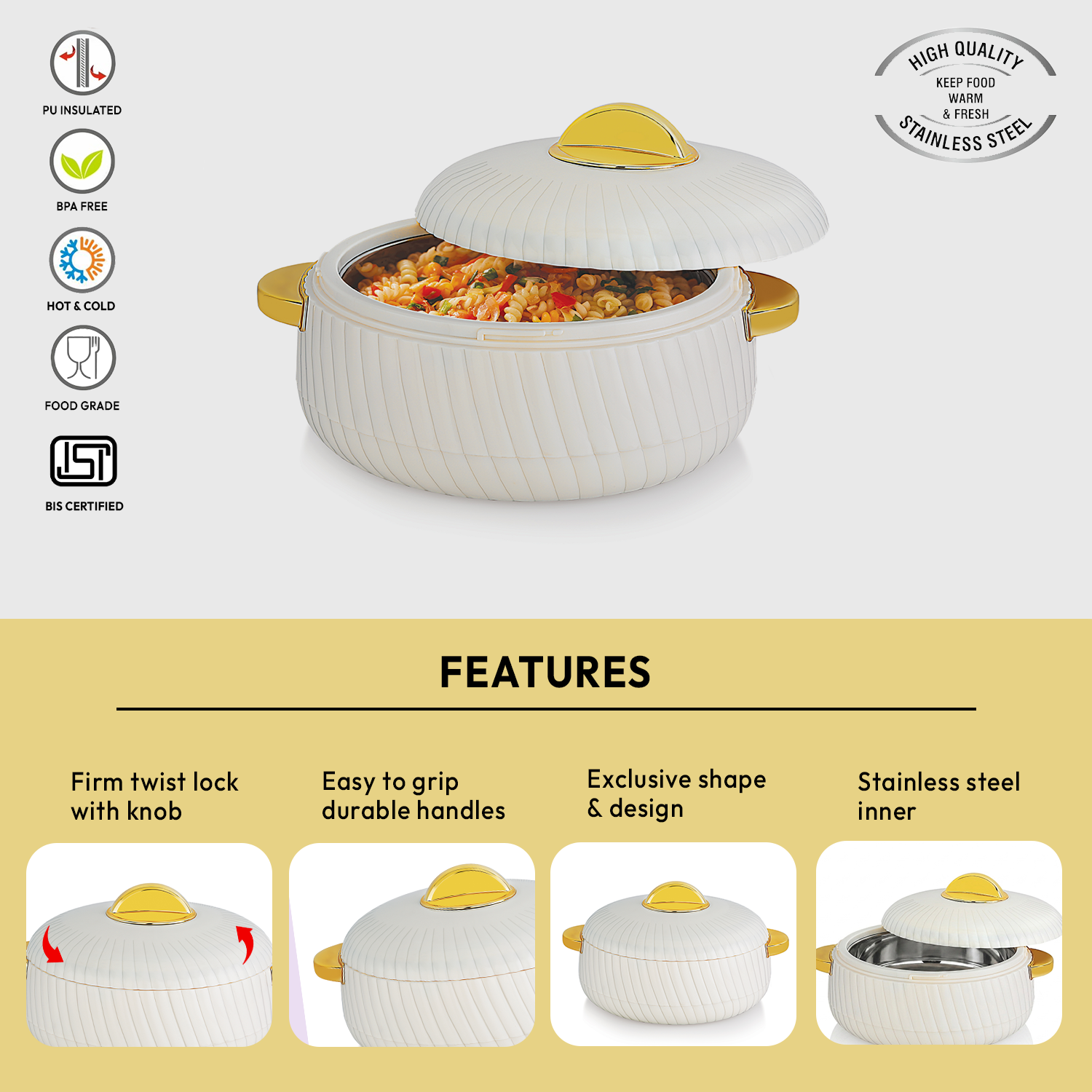 Nakoda MARRIOTT DLX 1000 Insulated Casserole