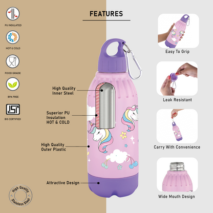 Nakoda Gili 400 Insulated Water Bottle, 430ml