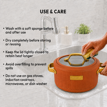 Nakoda SAFFRON DLX 2500 Insulated Casserole