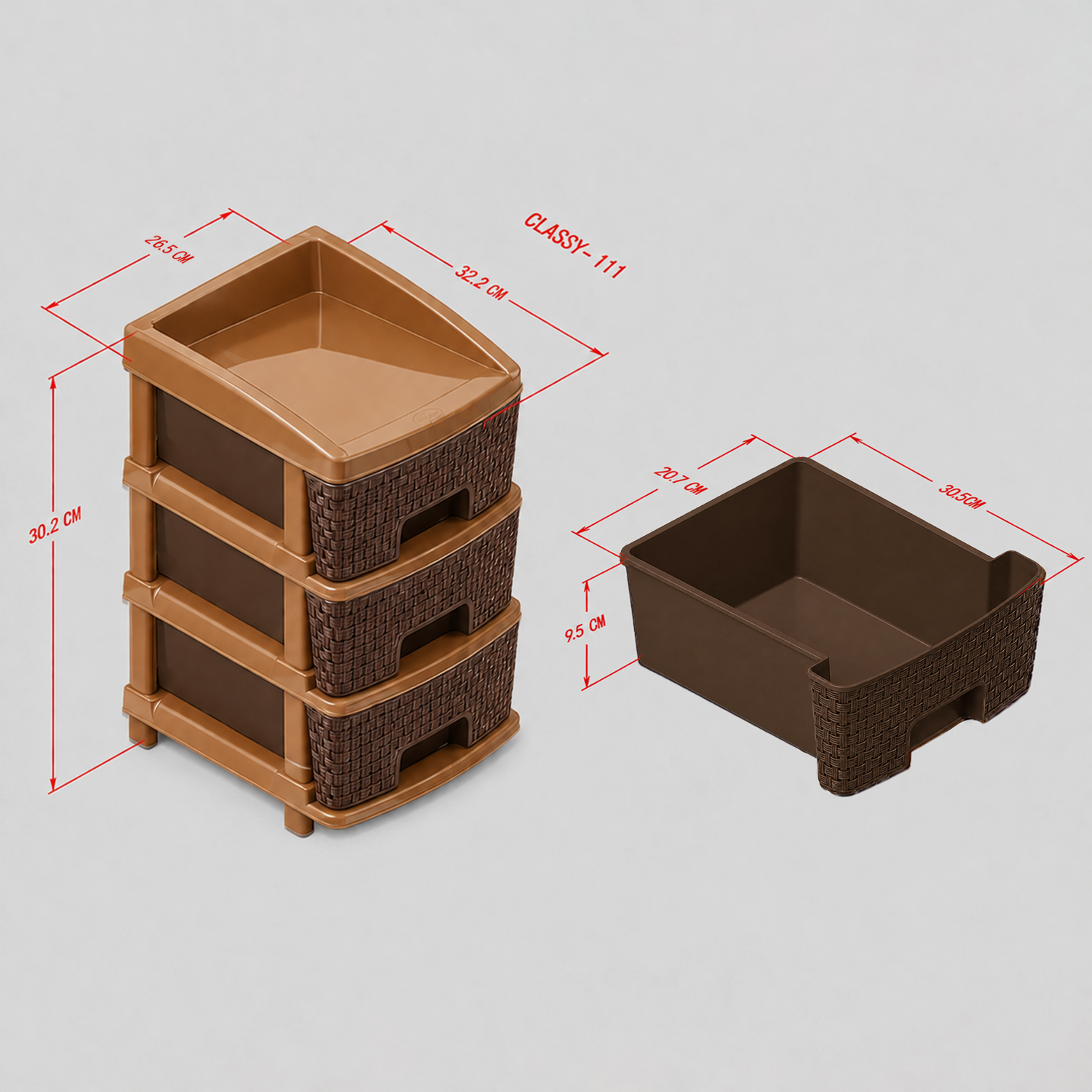 CLASSY DRAWER III TIER
