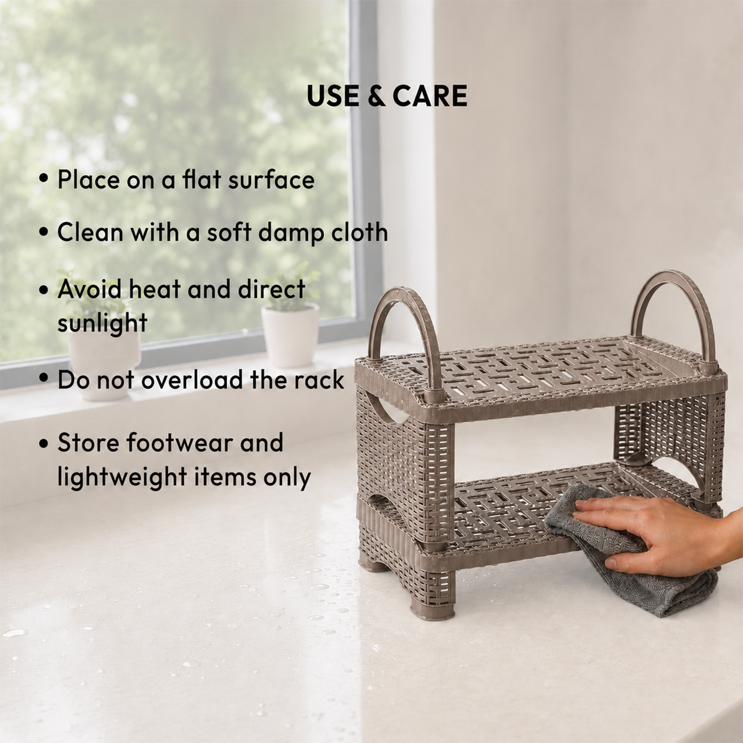 Nakoda FUTURA SHOE RACK II TIER