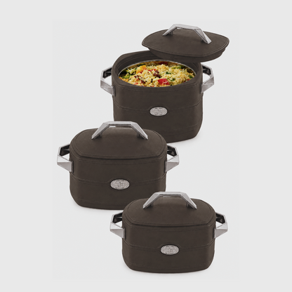 Nakoda MATRIX SET DLX - 1500/2000/2500 | Insulated Casserole Set