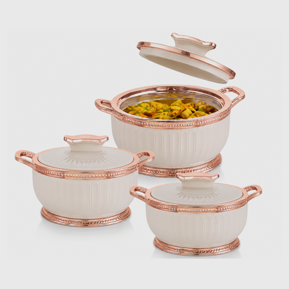 Nakoda ROSETTE SET DLX - 500/1000/1500 | Insulated Casserole Set