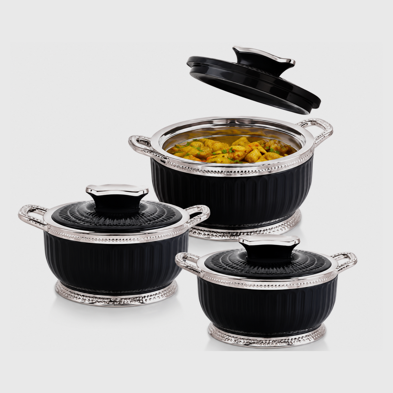 Nakoda ROSETTE SET DLX - 500/1000/1500 | Insulated Casserole Set