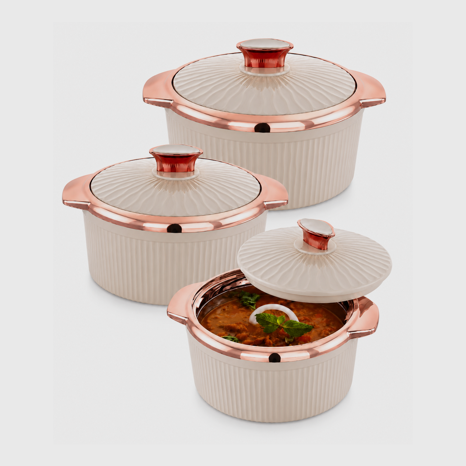 Nakoda STELLA SET DLX - 500/1000/1500 | Insulated Casserole Set