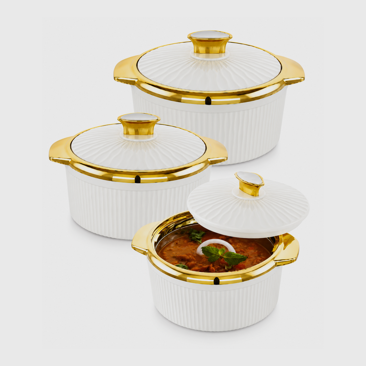Nakoda STELLA SET DLX - 500/1000/1500 | Insulated Casserole Set