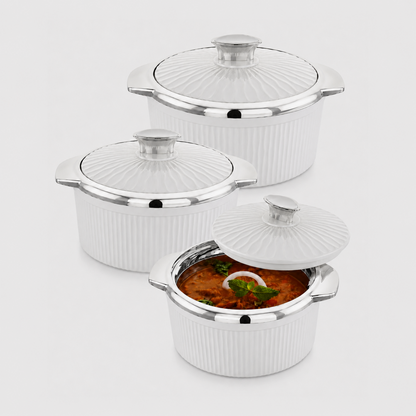 Nakoda STELLA SET DLX - 500/1000/1500 | Insulated Casserole Set