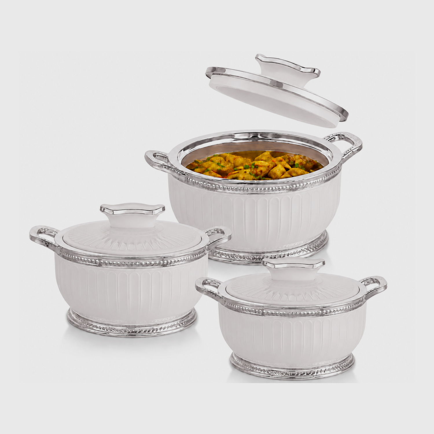 Nakoda ROSETTE SET DLX - 500/1000/1500 | Insulated Casserole Set