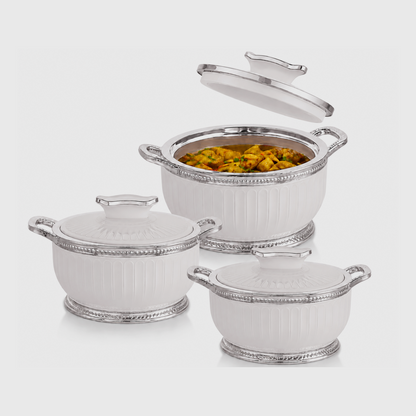 Nakoda ROSETTE SET DLX - 500/1000/1500 | Insulated Casserole Set