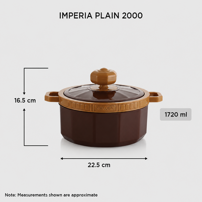 Nakoda IMPERIA PLAIN 2000 Insulated Casserole