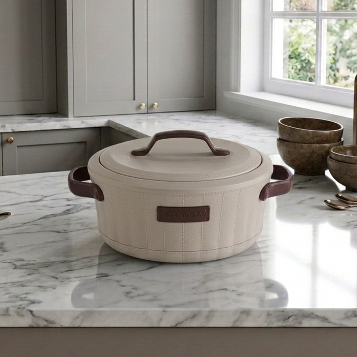 Nakoda SAFFRON PLAIN 1500 Insulated Casserole