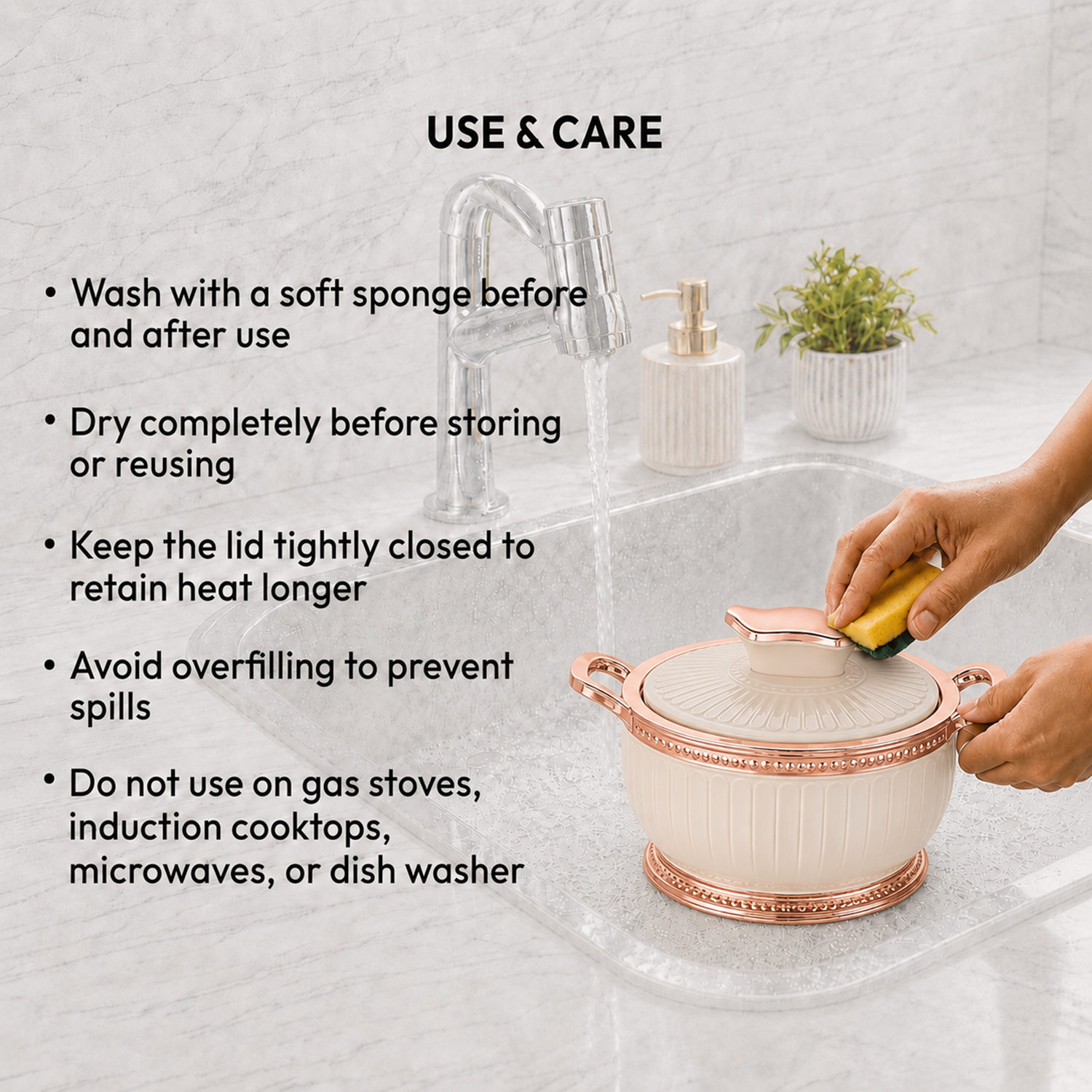 Nakoda ROSETTE DLX 1000 Insulated Casserole