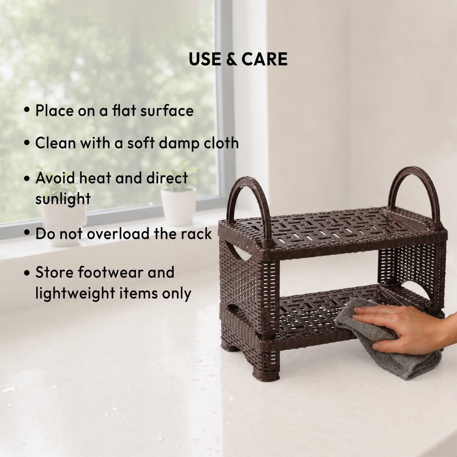 Nakoda FUTURA SHOE RACK II TIER