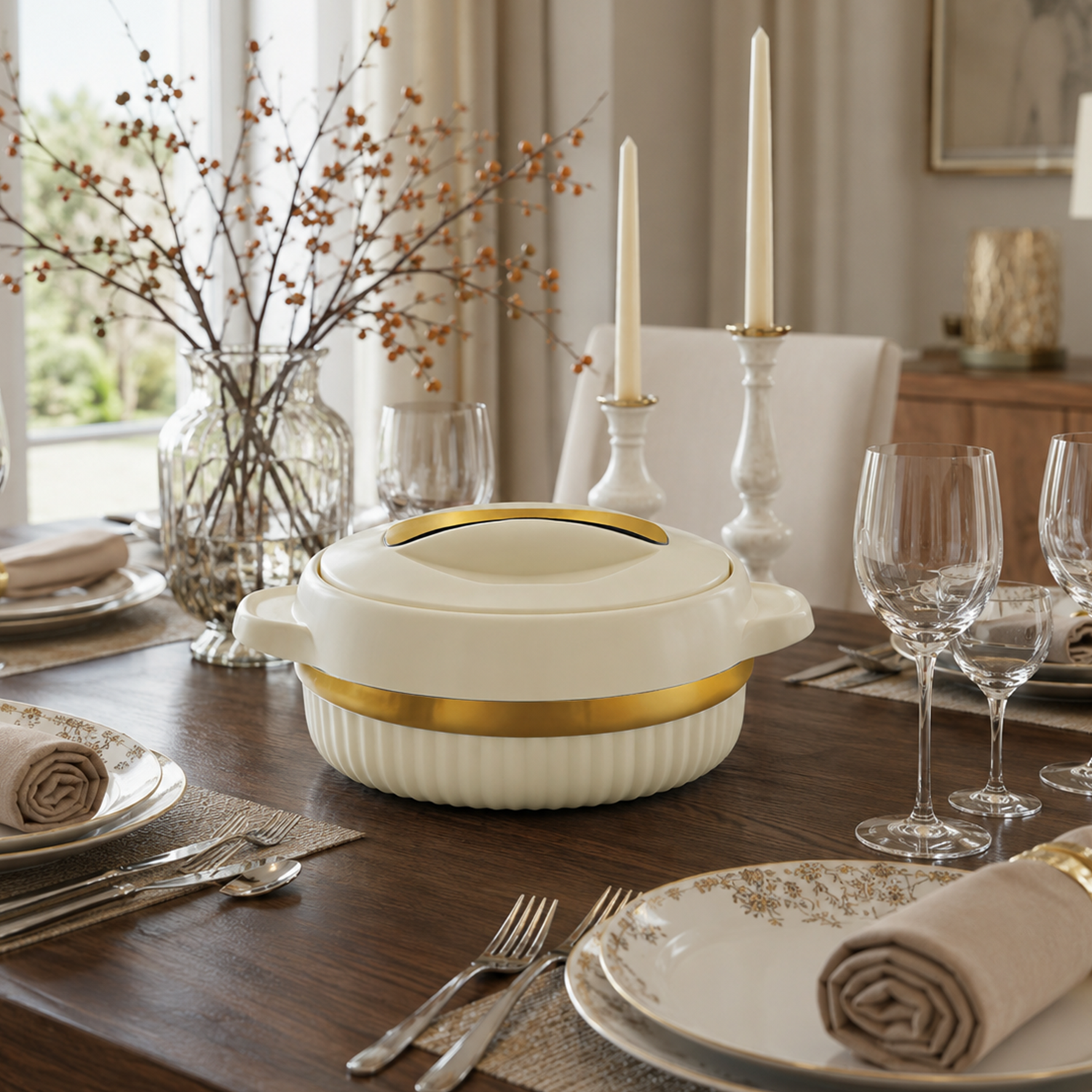 Nakdoa CENTURY PLAIN 1000 Insulated Casserole