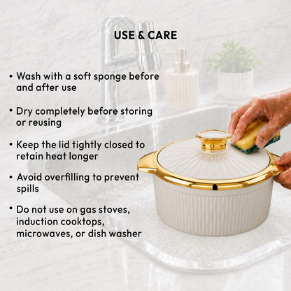 Nakoda STELLA SET DLX - 500/1000/1500 | Insulated Casserole Set
