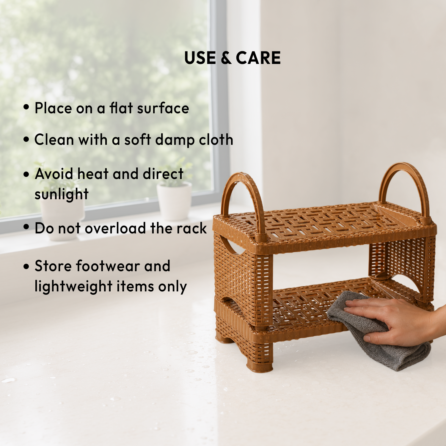 Nakoda FUTURA SHOE RACK II TIER