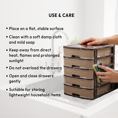 Nakoda MODULO PLASTIC DRAWER V TIER
