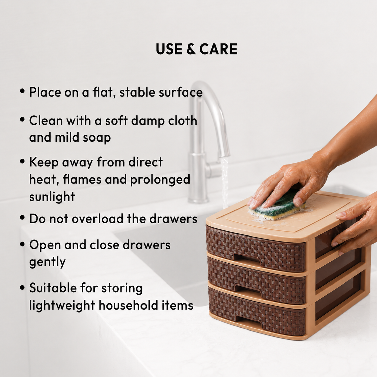 Nakoda MODULO PLASTIC DRAWER III TIER