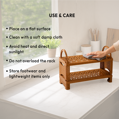Nakoda VENTURA SHOE RACK II TIER