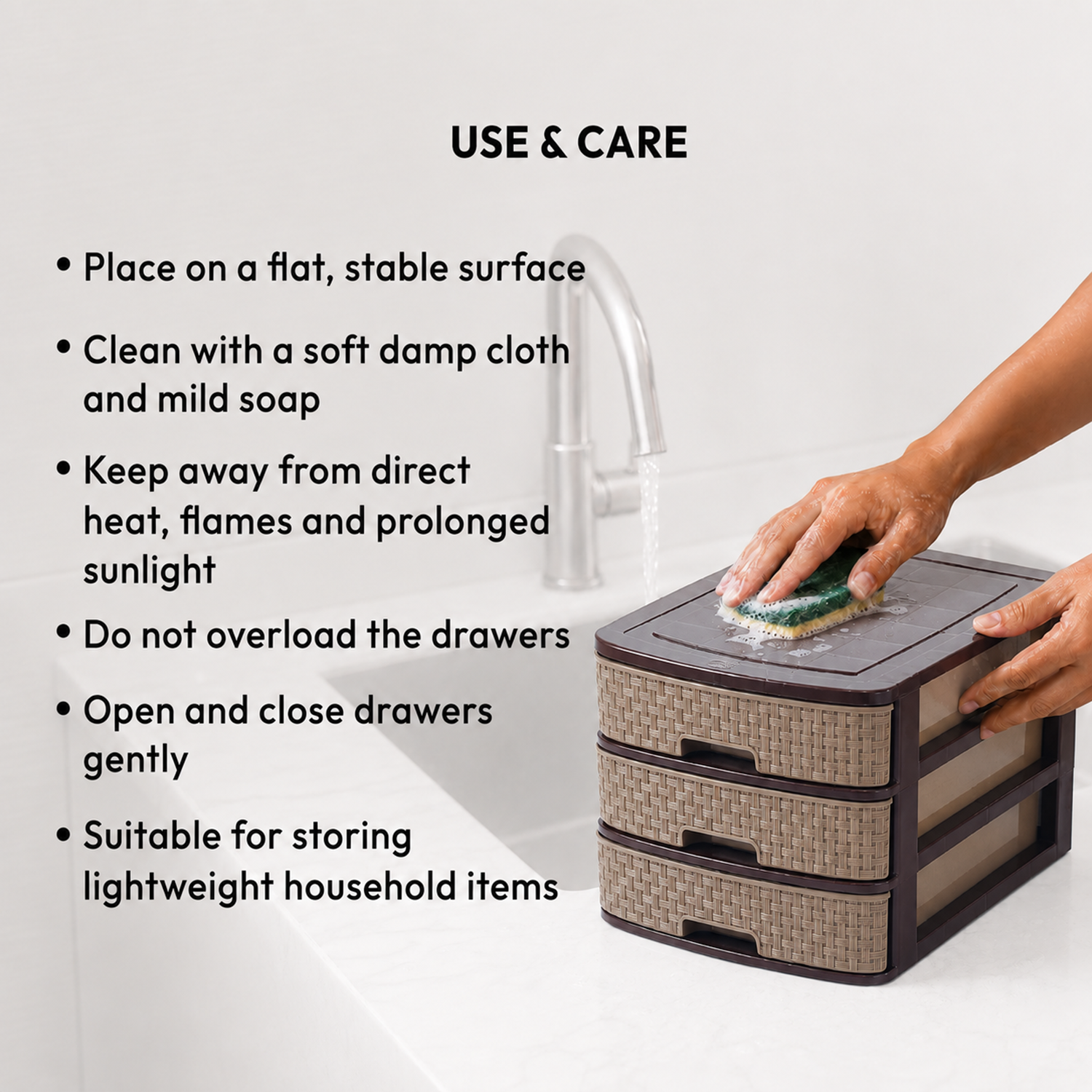 Nakoda MODULO PLASTIC DRAWER III TIER