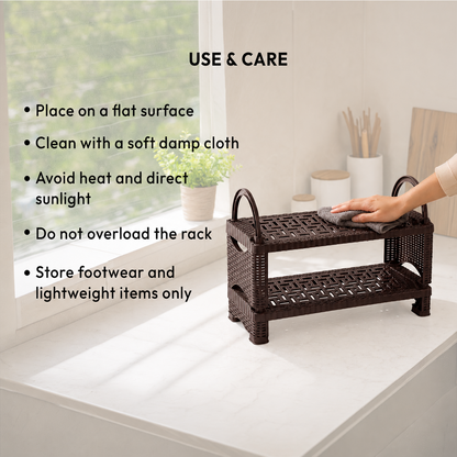 Nakoda VENTURA SHOE RACK II TIER