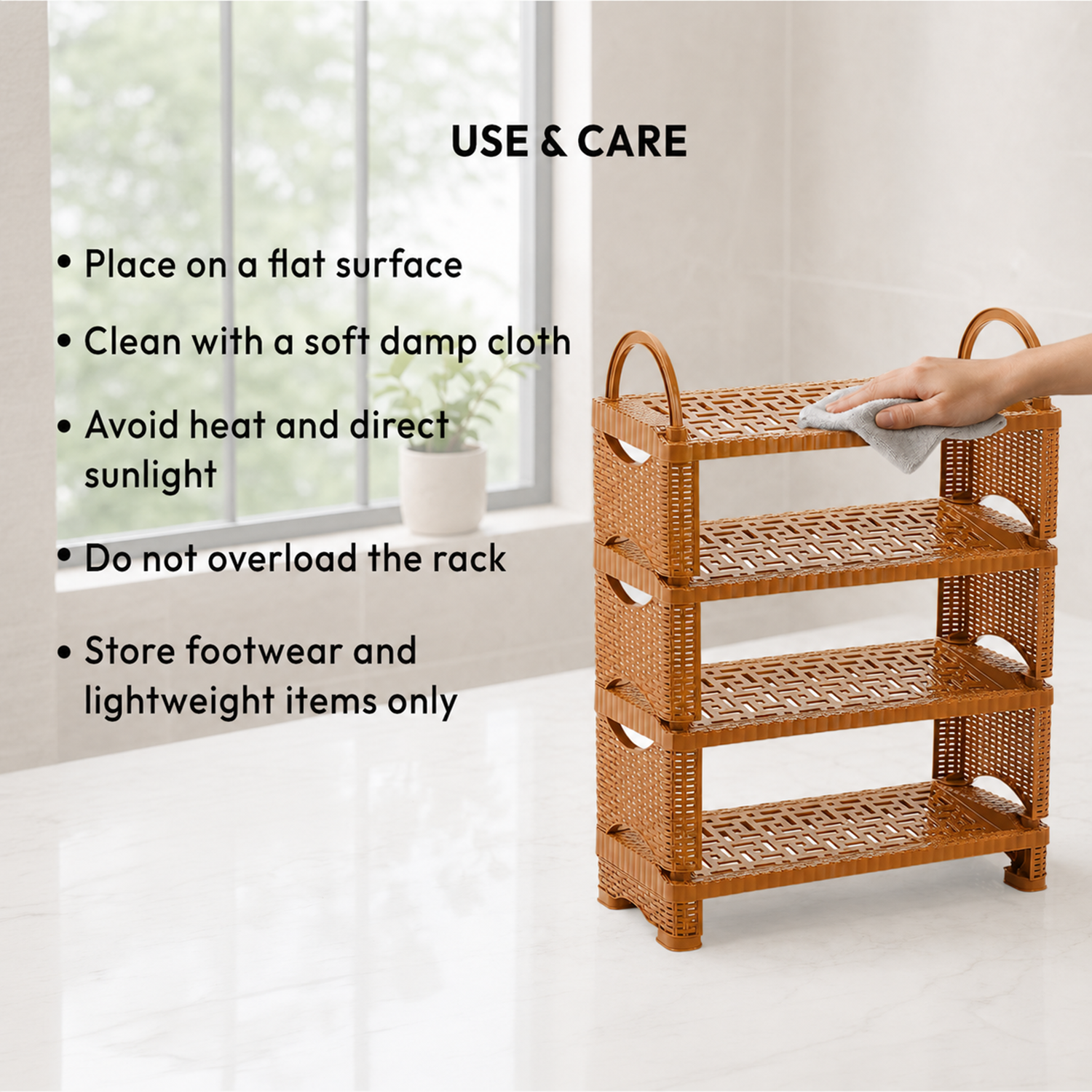 Nakoda VENTURA SHOE RACK IV TIER