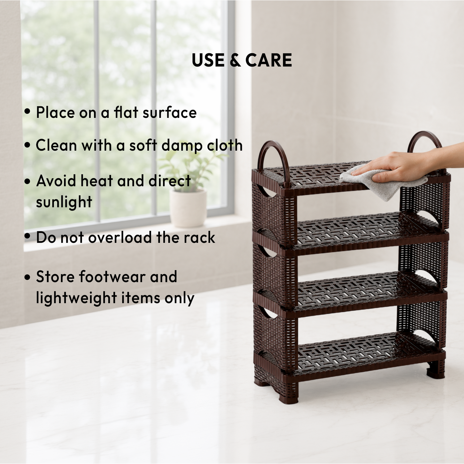 Nakoda VENTURA SHOE RACK IV TIER